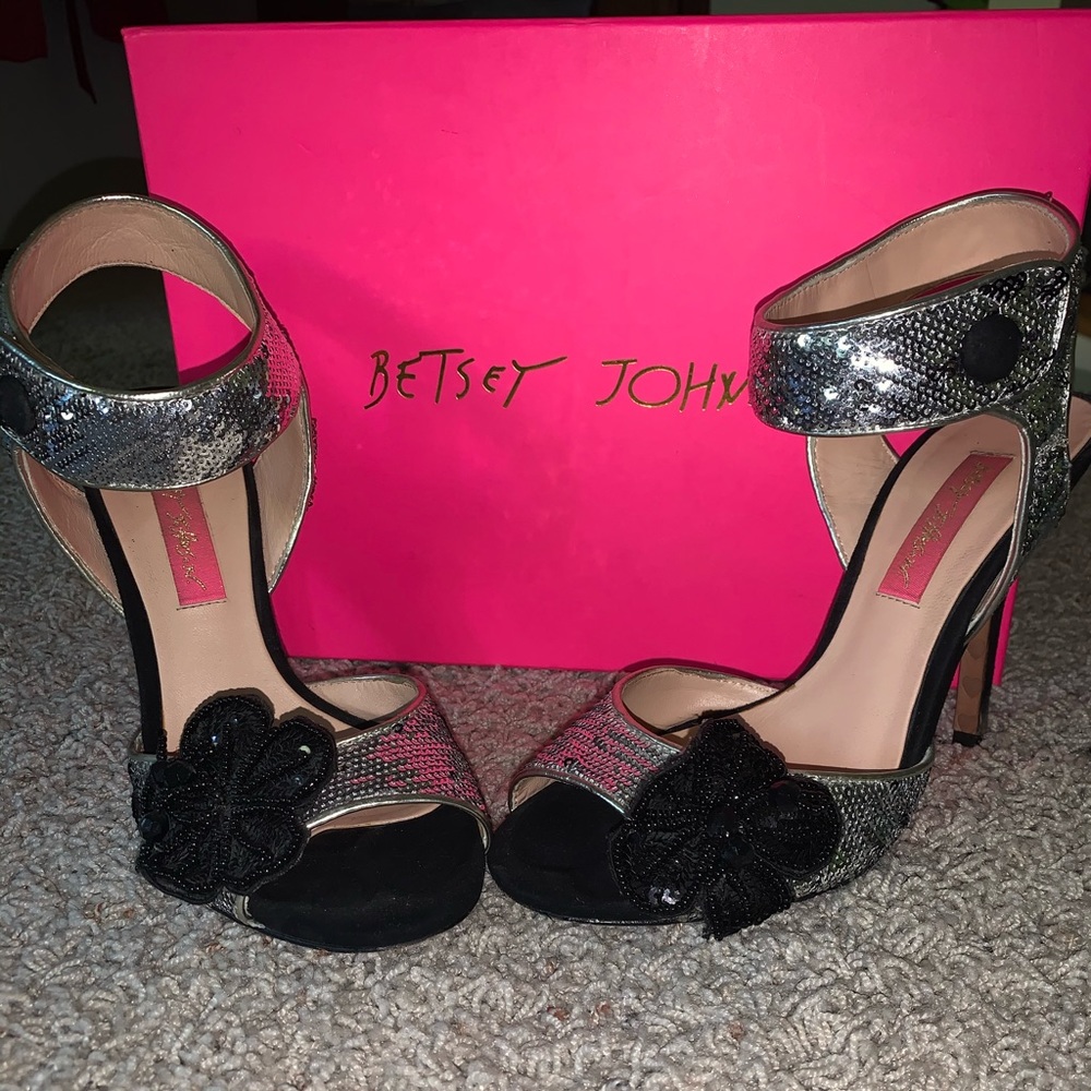Betsey Johnson Sequin Heels